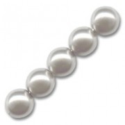 Perles rondes nacrées 12 mm - Light Grey x15