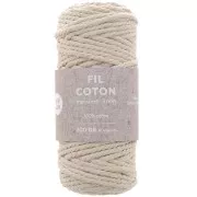 Cordon pour macramé - Kesi Art - 3 mm - Naturel (n°12) x40m