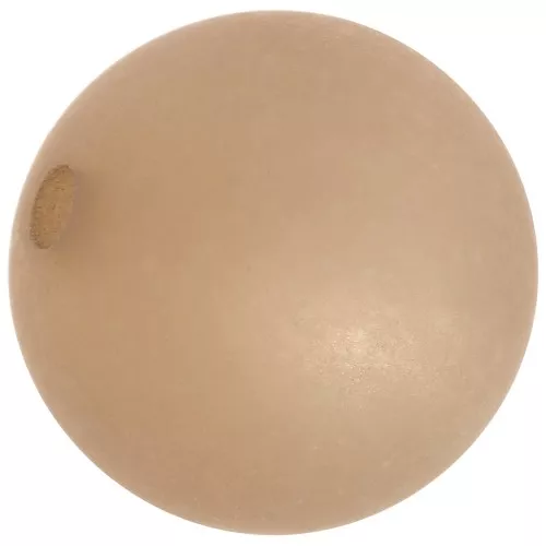 Perle ronde Polaris Dépolie 14 mm Greige x1