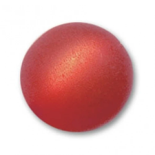 Perle ronde Polaris Dépolie 10 mm Red Magma x1