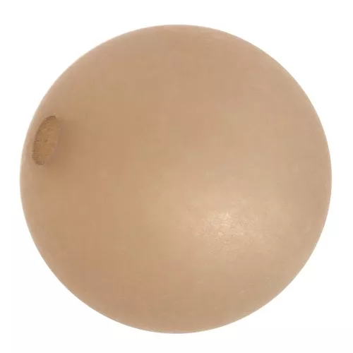 Perle ronde Polaris Dépolie 10 mm Greige x1