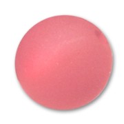 Perle ronde Polaris Dépolie 8 mm Padparadscha x1