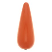 Perle poire en résine 40x16 mm - Terracotta x1