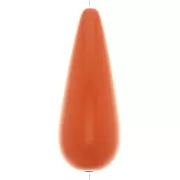 Perle poire en résine 40x16 mm - Terracotta x1