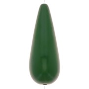 Perle poire en résine 40x16 mm - Vert foncé x1|raw }}