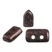 Perles en verre Piros® par Puca® 2x5 mm - Dark Violet Metallic Mat x10g