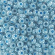 Perles rocailles Preciosa  9/0 2.5 mm - Bleu Ciel nacré x20g