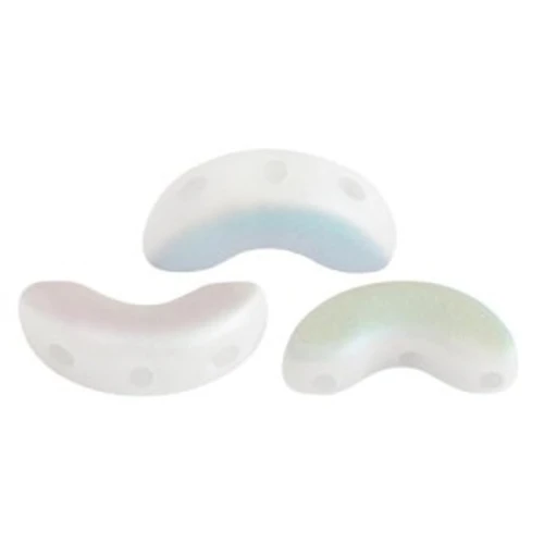 Arcos® par Puca® 5x10 mm - Opaque White Mat AB x10g