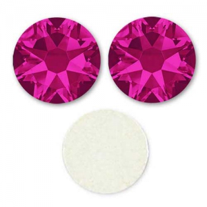 Strass à coller en cristal PureCrystal 4 mm Fuchsia x36