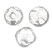 Perles Rondes froissées 5 mm en Argent 925 x5