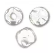 Perles Rondes froissées 5 mm en Argent 925 x5