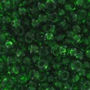 Perles rocailles Preciosa 9/0 2.5 mm - Vert bouteille x20g