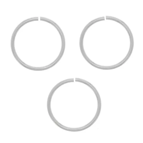 Anneaux ouverts 7x0.6 mm - Argent 925 x10