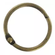 Porte clés anneau 30 mm à personnaliser - Bronze x1