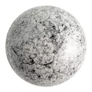 Cabochon rond en verre par Puca® 25 mm - Old Silver x1