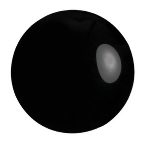 Cabochon rond en verre par Puca® 25 mm - Jet x1