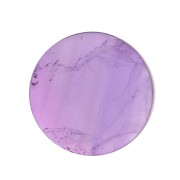 Cabochon plat rond - palet - 10 mm en pierre gemme - Amethyste x1|raw }}