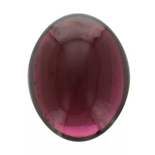 Cabochon ovale 10x8 mm en pierre gemme - Grenat x1