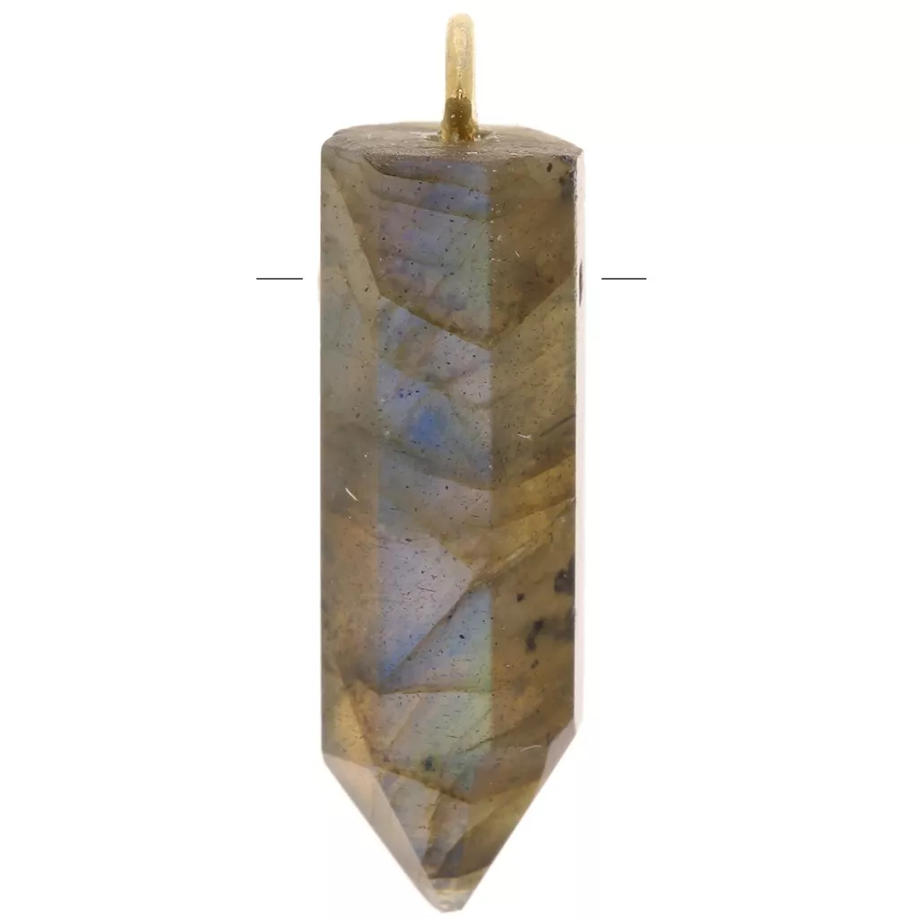 Pendentif Argent 925 Avec Labradorite Et Onyx - Collier Bijou Pierres Naturelles, Neuf Avec étiquettes