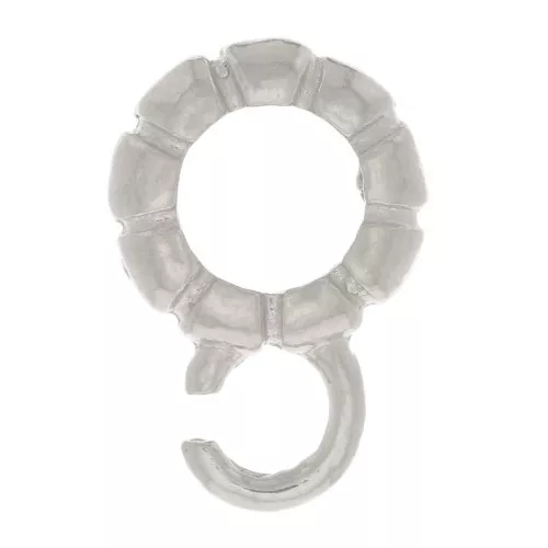 Poussoir attache breloque 7 mm pour cordon 4 mm - Argent 925 x1