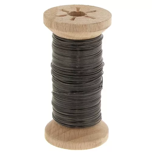 Fil de fer 0.45 mm recuit n°12 sur bobine x100gr
