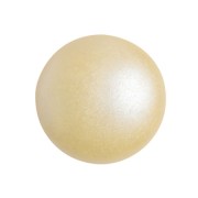 Cabochon rond en verre par Puca® 18 mm - Pastel Cream x1|raw }}