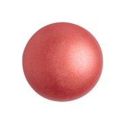 Cabochon rond en verre par Puca® 18 mm - Pastel Dark Coral x1|raw }}