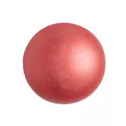 Cabochon rond en verre par Puca® 18 mm - Pastel Dark Coral x1