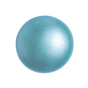 Cabochon rond en verre par Puca® 18 mm - Pastel Aqua x1