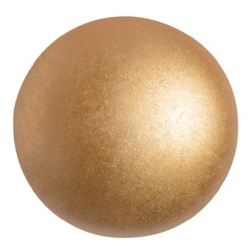 Cabochon rond en verre par Puca® 25 mm - Pastel Amber x1