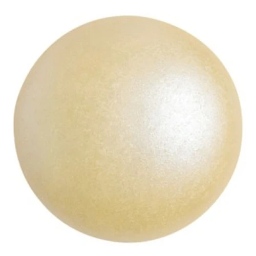 Cabochon rond en verre par Puca® 25 mm - Pastel Cream x1
