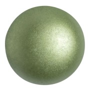 Cabochon rond en verre par Puca® 25 mm - Pastel Olivine x1|raw }}