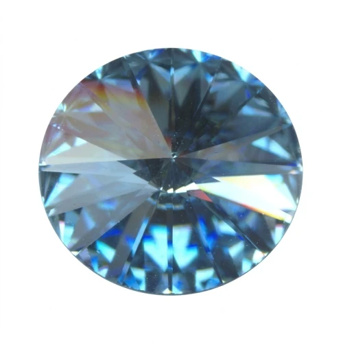 Cabochon PureCrystal 1122 Rivoli 14 mm Aquamarine x1