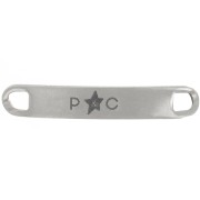 Intercalaires personnalisés 30x5 mm avec Logo simple - Acier inox 304 x100|raw }}