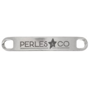 Intercalaires personnalisés 30x5 mm avec Logo complexe - Acier inox 304 x100