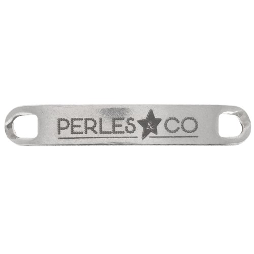 Intercalaires personnalisés 30x5 mm avec Logo complexe - Acier inox 304 x100
