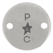 Intercalaires personnalisés 12 mm avec Logo simple - Acier inox 304 x100