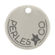 Breloques personnalisées 10 mm avec Logo complexe - Acier inoxydable 304 x100