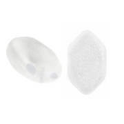 Perles en verre Paros® par Puca® 7x4 mm - Crystal Mat x10g|raw }}