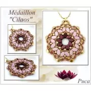 Perles en verre Paros® par Puca® 7x4 mm - Full Vitrail x10g