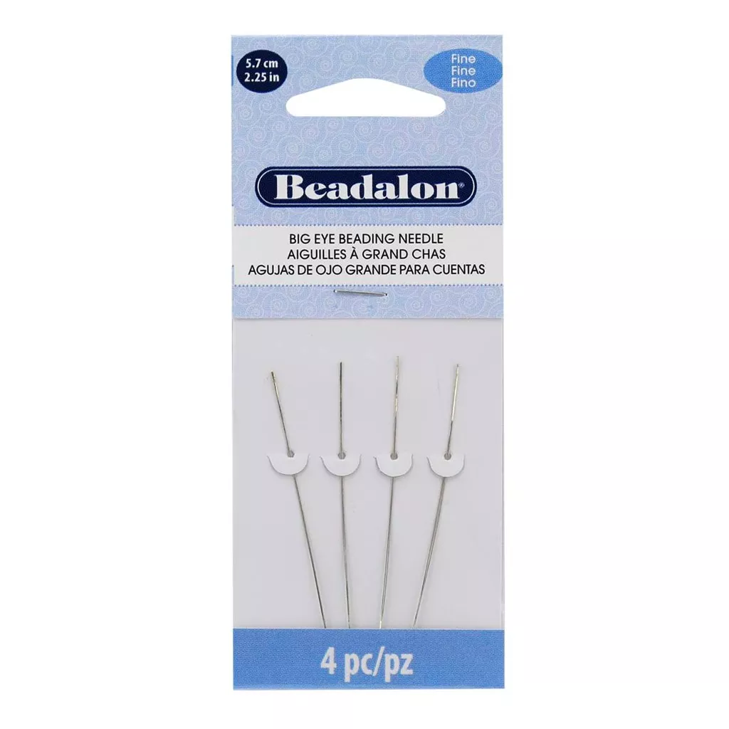 Lot De 6 Aiguilles à Perles - Acier Inoxydable - Taille Variable - Pour Enfiler Perles, Bijoux, Broderie - Flacon Inclus