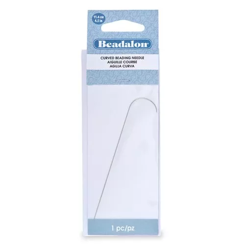 Aiguille courbée rigide 11.4 cm - Acier inoxydable x1