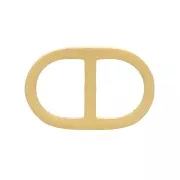 Intercalaire maille marine 11x7 mm - Acier inoxydable 304 Doré x1