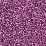 Miyuki Delica 11/0 DB1184 - Galvanized Semi-Frosted Magenta x8g|raw }}
