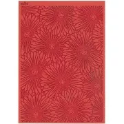 Plaque de texture Moiko pour pâte polymère 97x68 mm - Fleurs Aster x1
