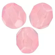 Facettes 5 mm Rose Opal x50
