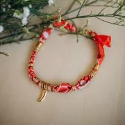 Anneaux ouverts ronds striés 10x2 mm - Acier inoxydable 304 Doré x10