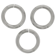 Anneaux ouverts ronds limés 12x1.8 mm - Acier inoxydable 304 x10|raw }}