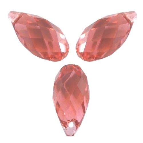Gouttes PureCrystal 6010 11x5.5 mm Padparadscha x4
