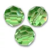 Perles rondes PureCrystal 5000 6 mm Peridot x6
